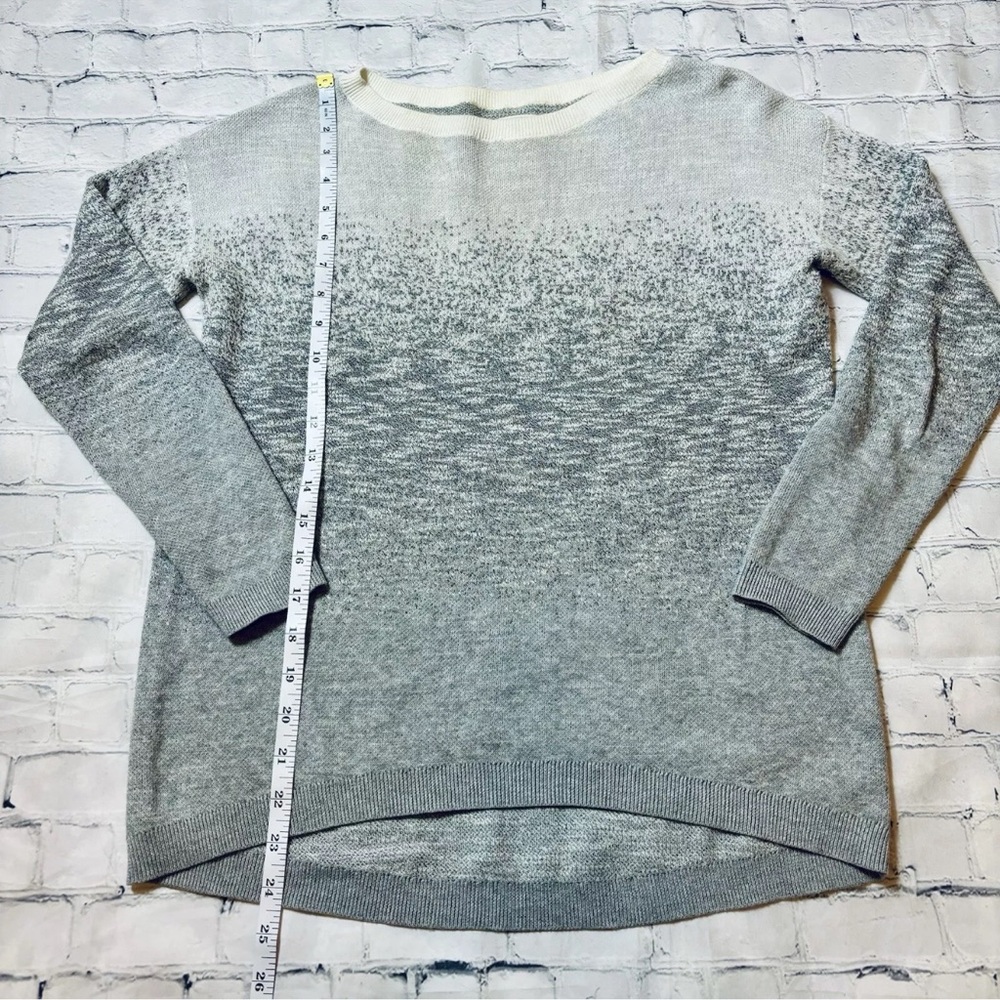 Lou & Grey Ombre Gradient Cotton Blend Sweater Women's Size XS - Picture 9 of 11